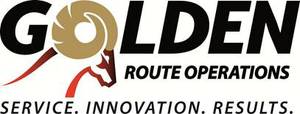 The official logo for Golden Route Operations, featuring the profile of a ram.