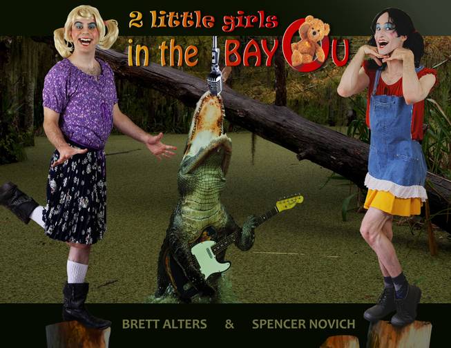 An poster used to promote "Two Little Girls in the Bayou" on Kickstarter, Facebook and other social media.