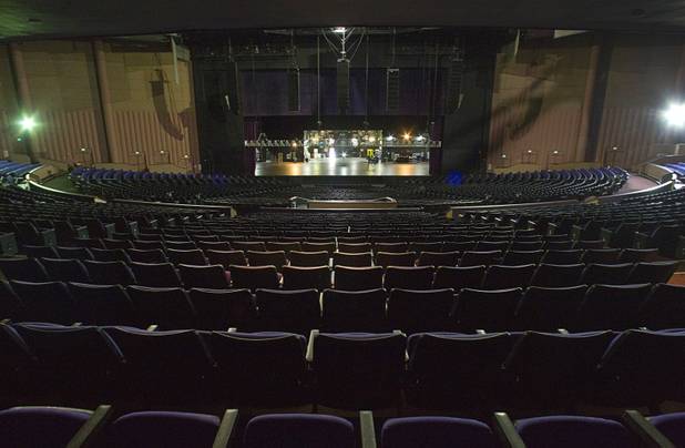 A view of the Planet Hollywood Live theater (formerly the Theatre for the Performing Arts) at Planet Hollywood Thursday, Sept. 6, 2012. The new World Series of Fighting league will debut with a fight card broadcast on NBC at the theater on Nov. 3.