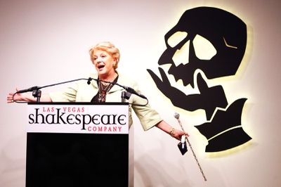 Las Vegas Mayor Carolyn Goodman speaks during a press conference at the Reed Whipple Cultural Center in Las Vegas on Friday, September 7, 2012.