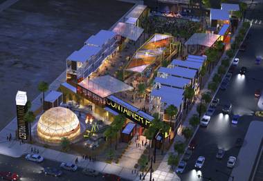 Though work on the downtown Container Park came to a stop this week, the array of businesses that will make it home is coming into focus. The mall-like structure at Seventh and Fremont streets will increase by up to 30 the number of new businesses downtown when completed.
