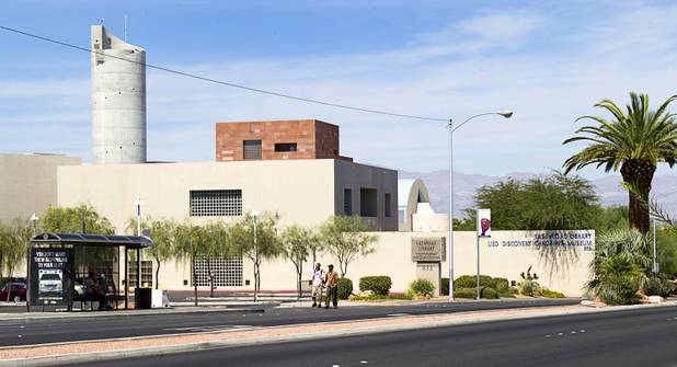 A view of the Las Vegas Library and Lied Discovery Children's Museum on Las Vegas Boulevard North, part of the Cultural Corridor, in downtown Las Vegas Sunday, Sept. 16, 2012.