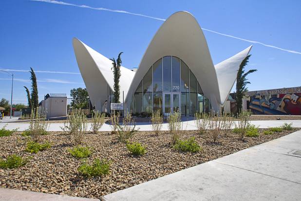 The future lobby of the Neon Museum on Las Vegas Boulevard North, part of the Cultural Corridor, in downtown Las Vegas Sunday, Sept. 16, 2012.
