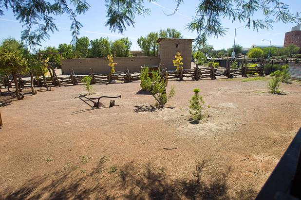 The Old Mormon Fort State Park, part of the Cultural Corridor, in downtown Las Vegas Sunday, Sept. 16, 2012.