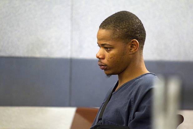 Gary Lee Hosey Jr., the suspected driver of the car that crashed into the bus stop on Spring Mountain Road Thursday, waits to make an initial appearance at the Regional Justice Center Monday, Sept. 17, 2012. Four people died and eight were injured in the accident.