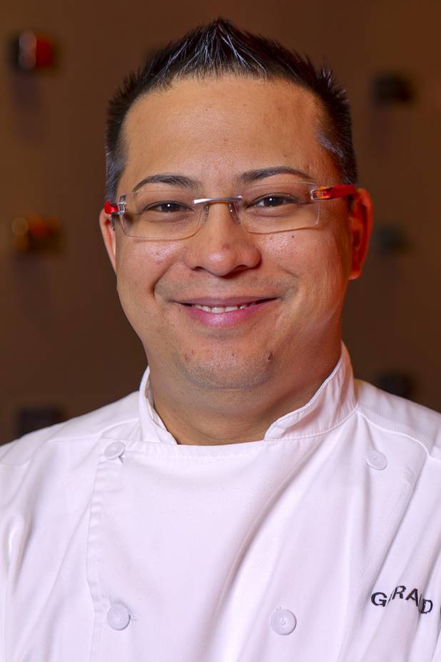 Chef de cuisine Gerald Chin poses at the Wicked Spoon buffet in the Cosmopolitan Tuesday, Sept. 18, 2012.