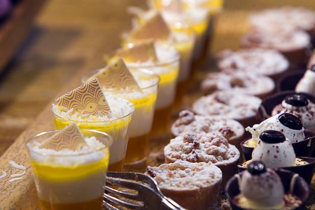 Desserts are displayed at the Wicked Spoon buffet in the Cosmopolitan Tuesday, Sept. 18, 2012.