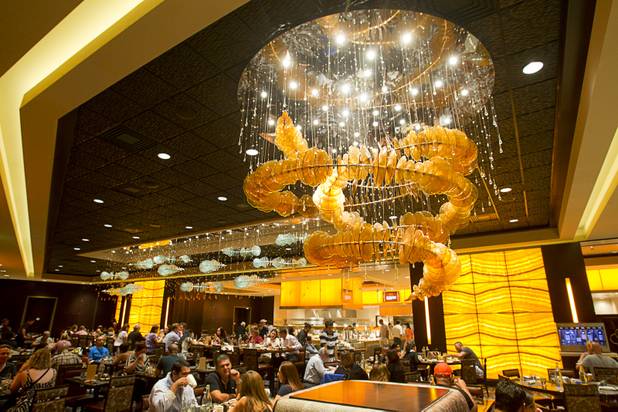 Diners have lunch at the Wicked Spoon buffet in the Cosmopolitan Tuesday, Sept. 18, 2012.