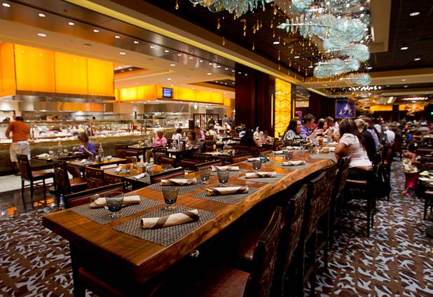 Diners have lunch at the Wicked Spoon buffet in the Cosmopolitan Tuesday, Sept. 18, 2012.