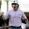 Photo: Brandt Snedeker reacts after sinking his putt on t