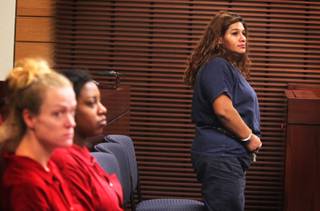 Tammy Lucero appears for a hearing in Henderson Justice Court on Tuesday, September 25, 2012.