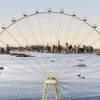 This image released by the New York Mayor's Office on Thursday, Sept. 27, 2012, shows an artist's rendering of a proposed 625-foot Ferris wheel, billed as the world's largest, planned as part of a retail and hotel complex along the Staten Island waterfront in New York.