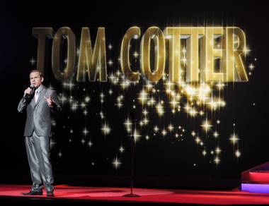 Tom Cotter performs during “America’s Got Talent Live” at the Palazzo on Thursday, Sept. 27, 2012.

