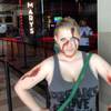 Mikayla Clease, 18, wanted to be first in line for the opening of Eli Roth's Goretoroum in Las Vegas. She began waiting at 1:30 p.m. for the 11 p.m. opening.