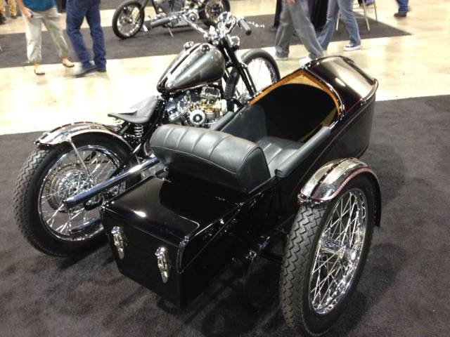 Chris Richardson, from L.A. Speed Shop, took a novel approach by entering a bike-sidecar combo.