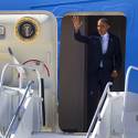 Sept. 30: Obama Arrives in Las Vegas