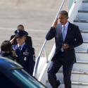 Sept. 30: Obama Arrives in Las Vegas