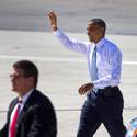 Sept. 30: Obama Arrives in Las Vegas