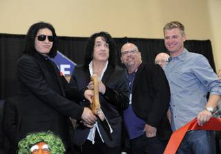 Gene Simmons and Paul Stanley of KISS, Rick Harrison of 