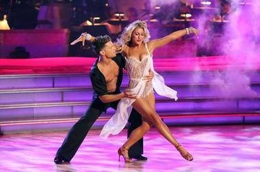 Julianne Hough performs on ABC’s “Dancing With the Stars” on Tuesday, Oct. 2,&nbsp;2012.