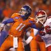Boise State has crushed Fresno State in recent years with the help of guys like quarterback Kellen Moore (11), who completed a pass during this 51-0 rout in 2010. The Bulldogs are looking to go into Boise this Saturday and snap that streak in a matchup of two of the league's top three teams.