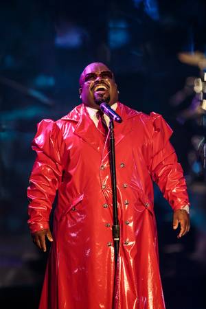 The "CeeLo and Friends" Christmas show and Keep Memory Alive fundraiser featuring CeeLo Green (pictured here), Rod Stewart, the Muppets and "The Voice" contestants at Peepshow Theater in Planet Hollywood on Wednesday, Oct. 10, 2012.