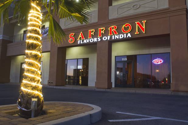 Saffron Flavors of India restaurant, 4450 N. Tenaya Way, Sunday, Oct. 14, 2012.