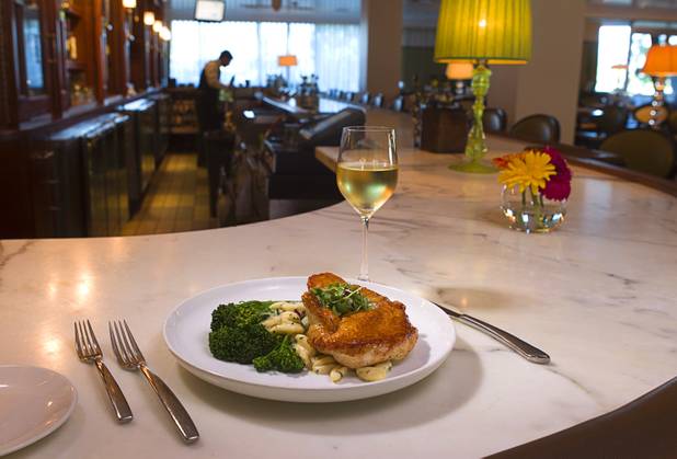 Free Range Half Roasted Chicken entree on the bar at the Vintner Grill, 10100 W. Charleston Blvd., in Summerlin Sunday, Oct. 21, 2012.