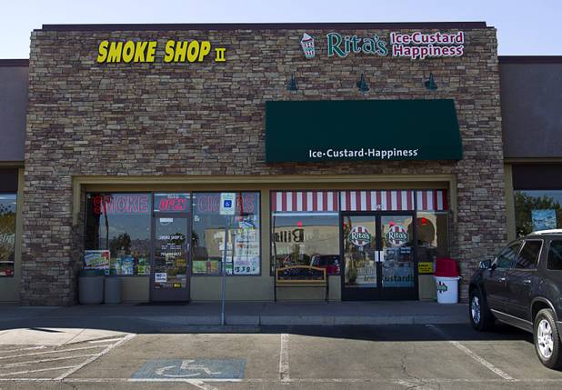 Rita's Green Valley, a custard and Italian ice shop in Henderson, is pictured Sunday, Oct. 21, 2012. Rita's, on Stephanie Street just north of Sunset Road, is the first Nevada franchise of a popular East Coast chain that originated in Bensalem Township, Penn.