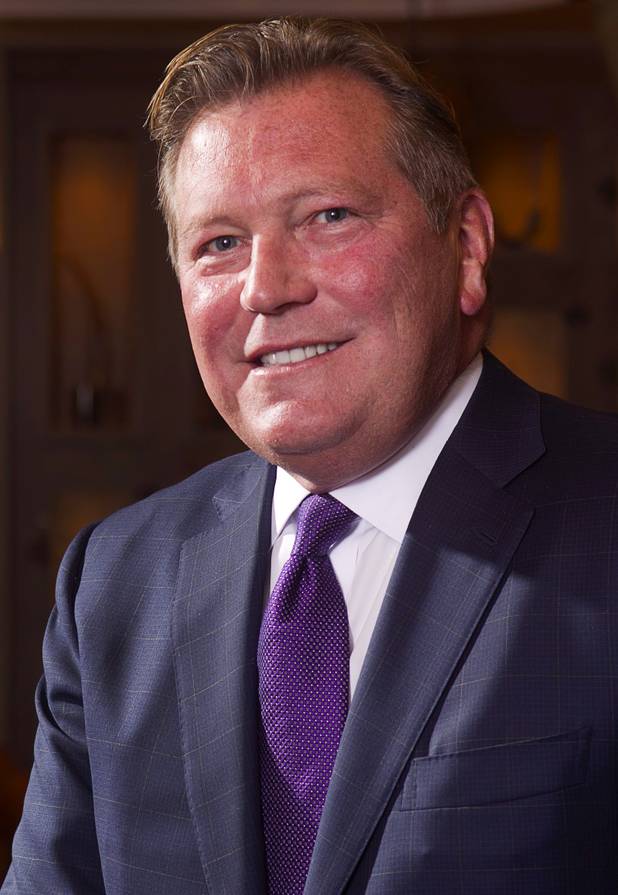 John Unwin, CEO of Cosmopolitan Las Vegas, poses at the resort Monday, Oct. 22, 2012.