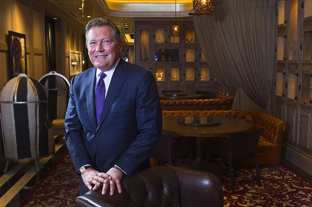 John Unwin, CEO of Cosmopolitan Las Vegas, poses at the resort Monday, Oct. 22, 2012.