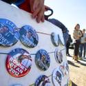 Supporters Line Up For Romney