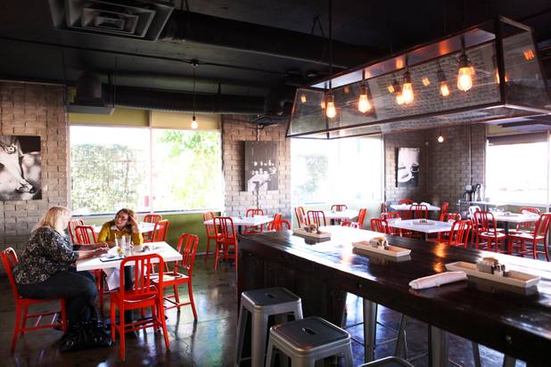 Eat restaurant in downtown Las Vegas on Wednesday, October 24, 2012.