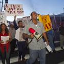 Cabbies Picket in Front of LVCC