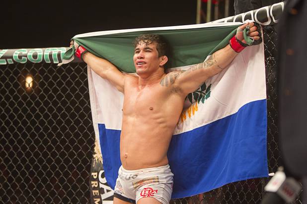 Rony Torres of Brazil waits for a decision during the World Series of Fighting debut in the PH Live theater at Planet Hollywood Saturday, Nov. 3, 2012. The event was broadcast live on the NBC Sports Network.