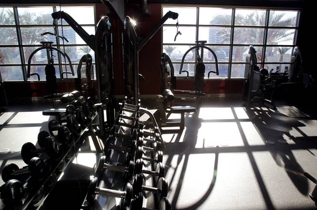 The fitness center at Juhl Las Vegas in downtown Las Vegas on Monday, November 5, 2012.
