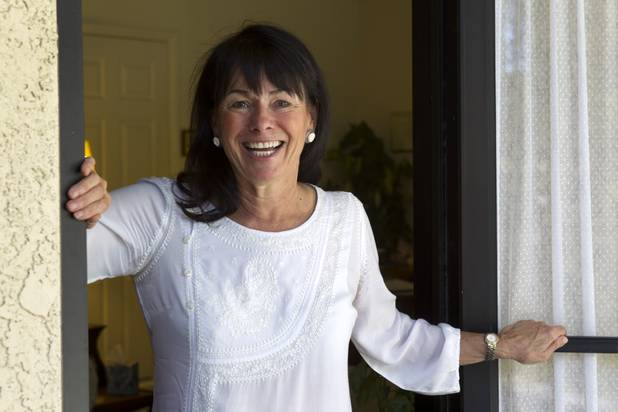 Therapist Terri Merz poses at her office Monday, Nov. 5, 2012. 