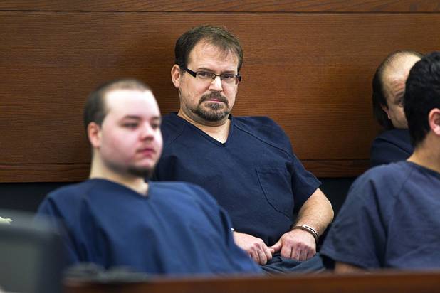 David Schubert, the former Clark County prosecutor who was arrested for buying cocaine and then fled to Mexico, waits in court at the Regional Justice Center Wednesday, November 7, 2012.