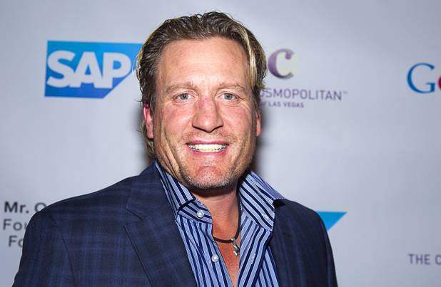 Former NHL player Jeremy Roenick arrives for Reggie Jackson's 8th All-Star Celebrity Classic at the Cosmopolitan Sunday, Nov. 11, 2012. The event raised funds for the Mr. October Foundation for Kids, a charity that supports minority students pursuing education in science and technology.