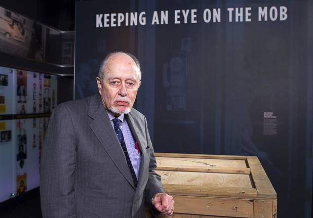 G. Robert Blakey poses at the Mob Museum in downtown Las Vegas Tuesday, Nov. 13, 2012.
