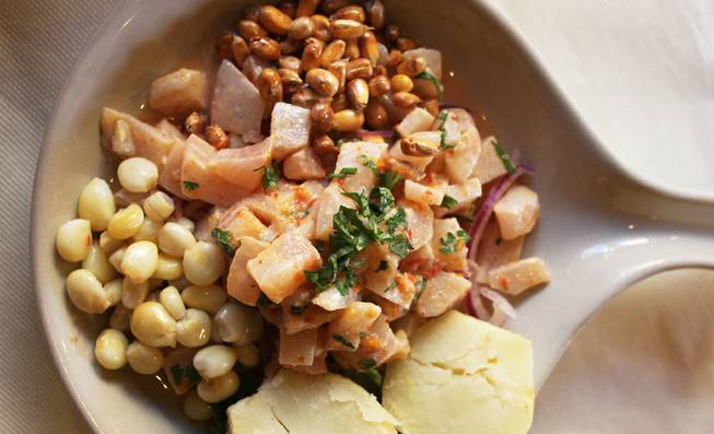 Mi Peru South American Grill in Henderson offers up traditional Peruvian ceviche (pictured) and roasted chicken along with other classics from the South American country. 