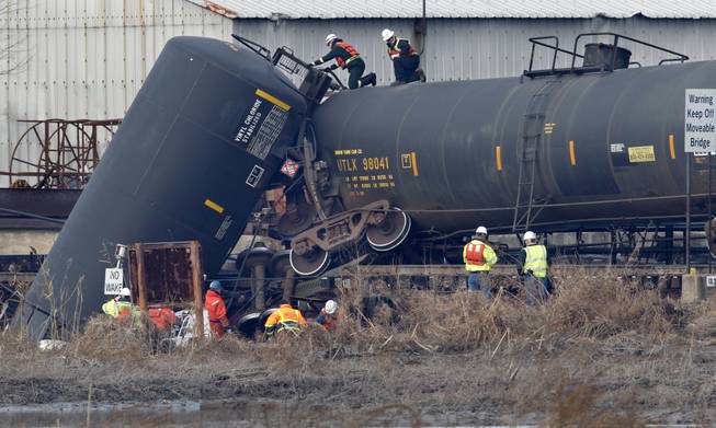 Train derailment chemicals