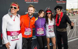 The 2012 Zappos.com Las Vegas Rock N' Roll Marathon included celebrities Nikki Reed and Paul McDonald on Sunday, Dec. 2, 2012.