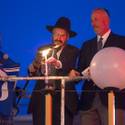 Menorah Lighting in Downtown Las Vegas