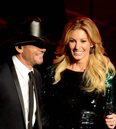 Tim McGraw and Faith Hill’s “Soul2Soul” at the Venetian on Saturday, Dec. 8, 2012.