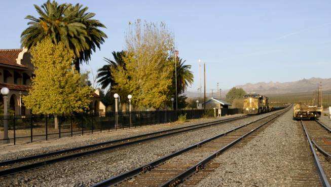 The inactive Kelso Depot train station houses the Mojave National Preserve Visitor Center, Sunday Dec. 9, 2012.