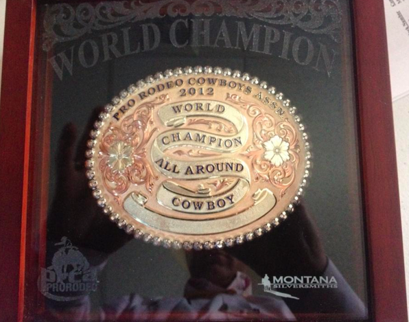 Roper Trevor Brazile, who is now a 10-time all-around world champion, will get the Profession Rodeo Cowboys Association's 2012 buckle.