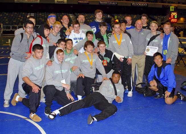 Green Valley High School's 2012 Wrestling team at the Reno Tournament of Champions Dec. 14, 2012.