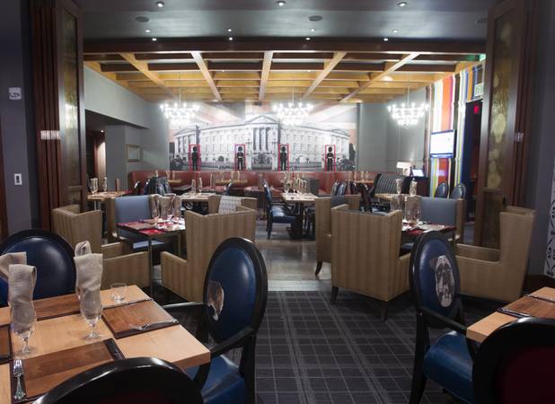 A view of the Gordon Ramsay Pub & Grill in Caesars Palace Monday, Dec. 17, 2012.