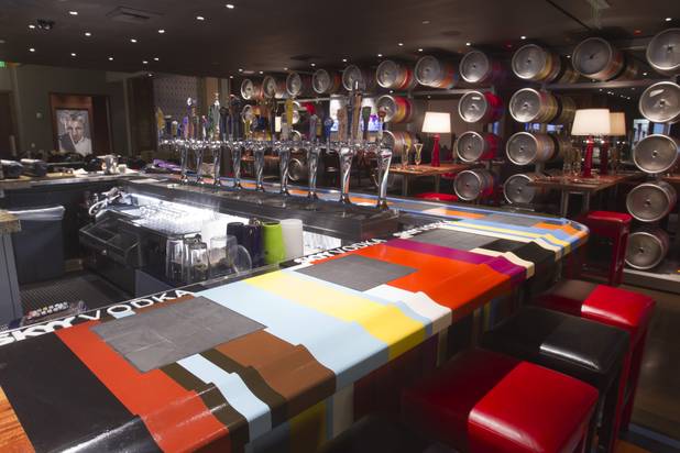 A view of the Gordon Ramsay Pub & Grill in Caesars Palace Monday, Dec. 17, 2012.